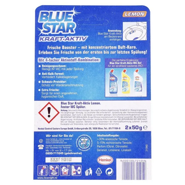 Blue Star WC blok Citron 2 x 50 g