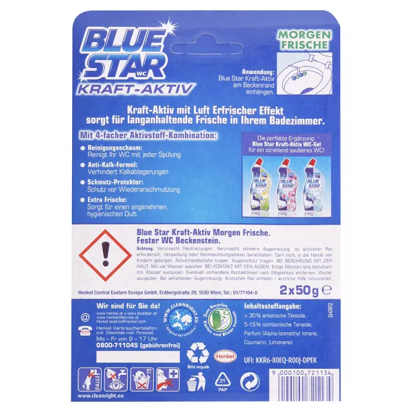 Blue Star WC blok Ranná sviežosť 2 x 50 g