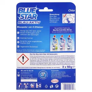 Blue Star WC blok s chlórom 3 x 50 g