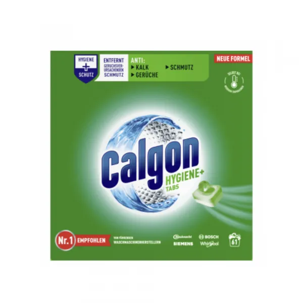 Calgon Hygiene+ tablety na odvápnenie práčky 60 ks