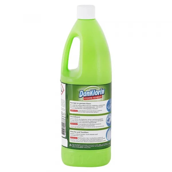 Danklorix hygienický čistič s aktívnym chlórom Zelená sviežosť 1,5 l