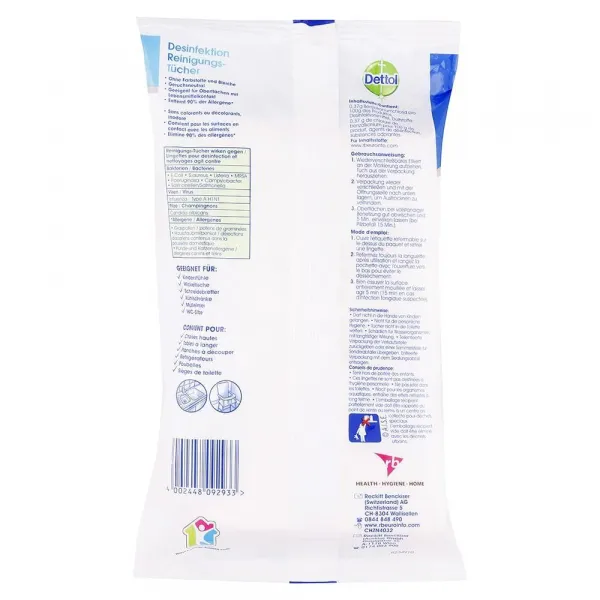 Dettol antibakteriálne čistiace obrúsky 60 ks