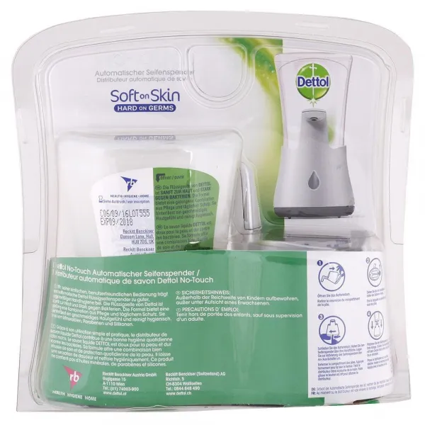 Dettol tekuté mydlo a bezdotykový dávkovač Aloe Vera 250 ml