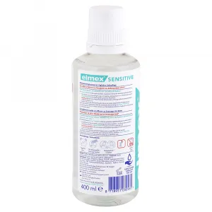 Elmex Sensitive Plus ústna voda s aminfluoridom pre citlivé zuby 400 ml