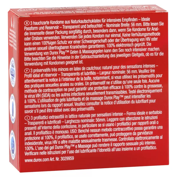 Durex kondómy Love Sex 3ks
