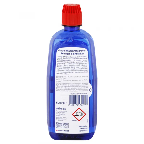 Durgol čistič a odvápňovač práčky 500 ml
