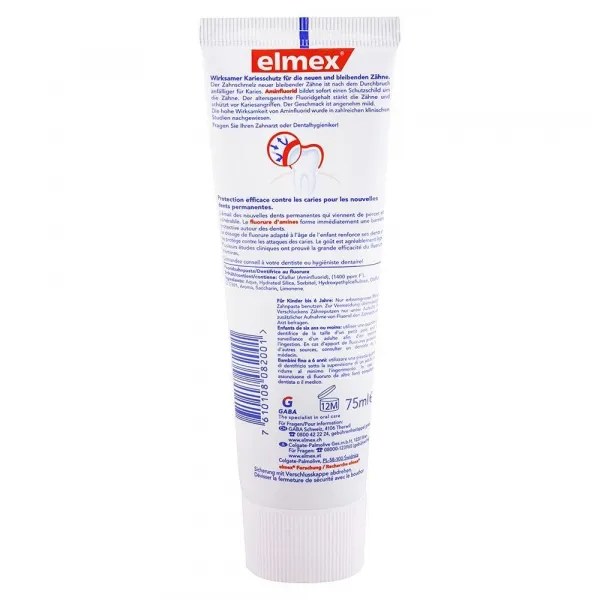 Elmex detská zubná pasta Junior 75 ml
