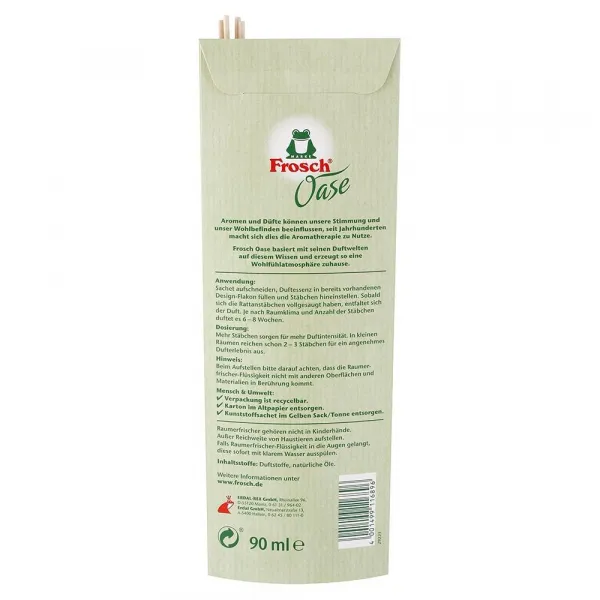 Frosch Oase Eko osviežovač vzduchu náhradná náplň Sviežosť citrónovej trávy 90 ml