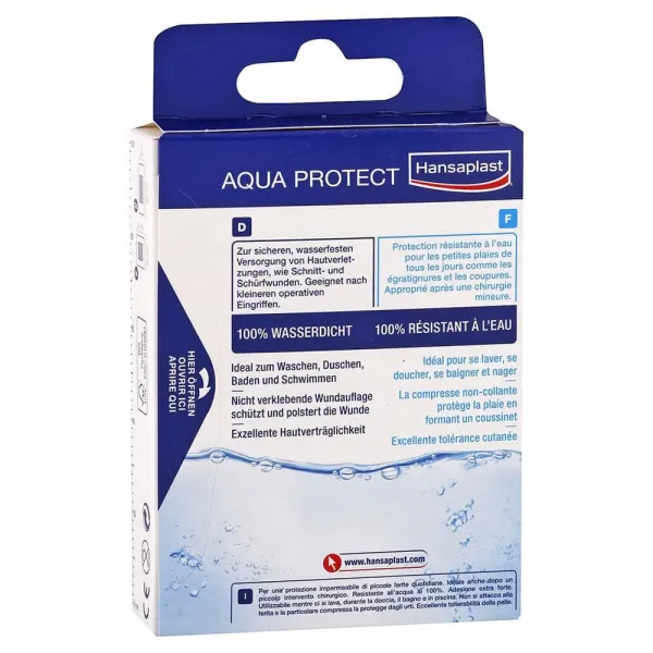 Hansaplast Aqua Protect vodotesná náplasť 2 veľkosti / 20 ks