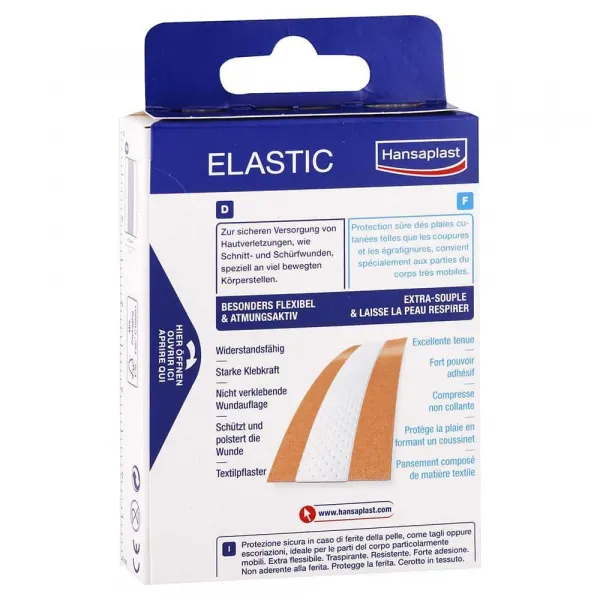 Hansaplast Elastic elastické náplaste pre pohyblivé časti tela 1m x 6cm