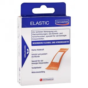 Hansaplast Elastic elastické náplaste pre pohyblivé časti tela 2 veľkosti / 20 ks