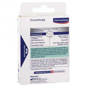 Hansaplast priehľadná náplasť proti tlaku a bolesti 2 ks / 9 x 6,5cm