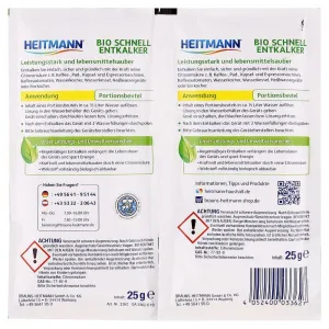 Heitmann práškový rýchloodvápňovač kyselina citrónová 2 x 25 g
