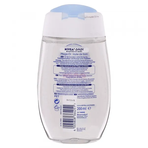 Nivea Baby detský olej na pokožku 200 ml
