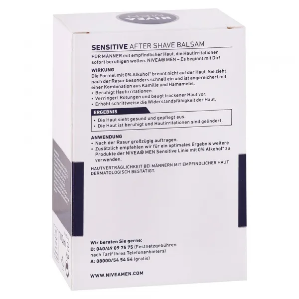 Nivea Men balzam po holení pre mužov Sensitive 100 ml
