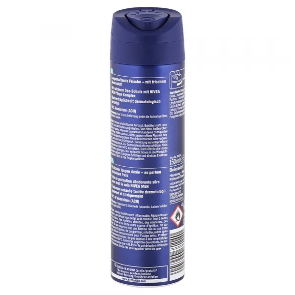 Nivea Men sprejový dezodorant pre mužov Fresh Ocean 150 ml