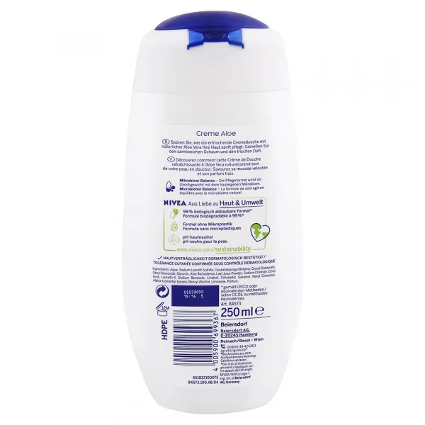 Nivea sprchový krém Creme Aloe 250 ml