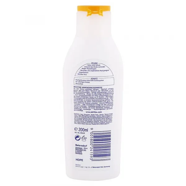 Nivea Sun mlieko na opaľovanie Sensitive SPF 50, 200 ml