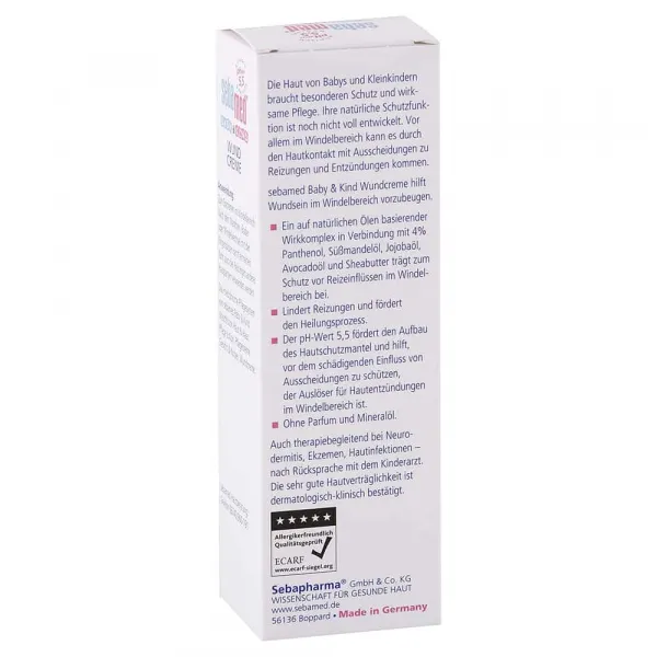 Sebamed Baby & Kind krém na zapareniny s Panthenolom 75 ml