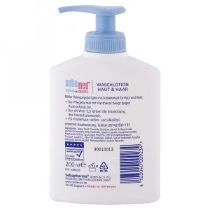 Sebamed Baby & Kind umývacie mlieko na telo a vlasy s Panthenolom 200 ml
