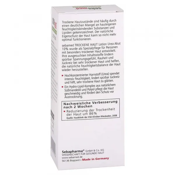Sebamed telové mlieko na veľmi suchú pokožku s 10% Urea Akut 200 ml