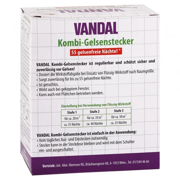 Vandal kombinovaný dávkovač proti komárom s náplňou 1 ks