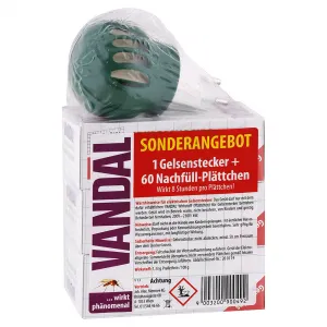 Vandal kombinovaný dávkovač proti komárom s náplňou 60 ks