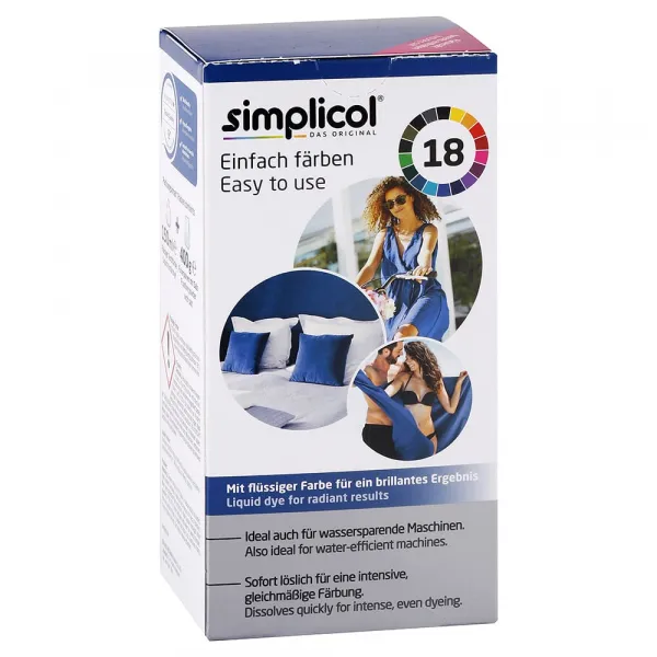 Simplicol farba na textil Kráľovská modrá 150 ml + 400 g