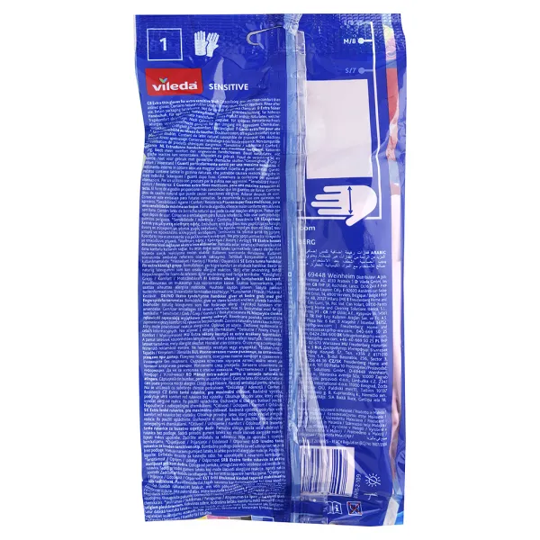 Vileda latexové rukavice M 1 ks