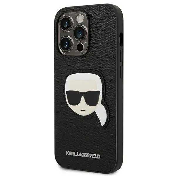KARL LAGERFELD Ochranný kryt Apple iPhone 14 Pro čierny