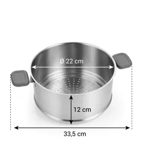 Tescoma Naparovacia nádoba GrandCHEF, 20 / 22 cm