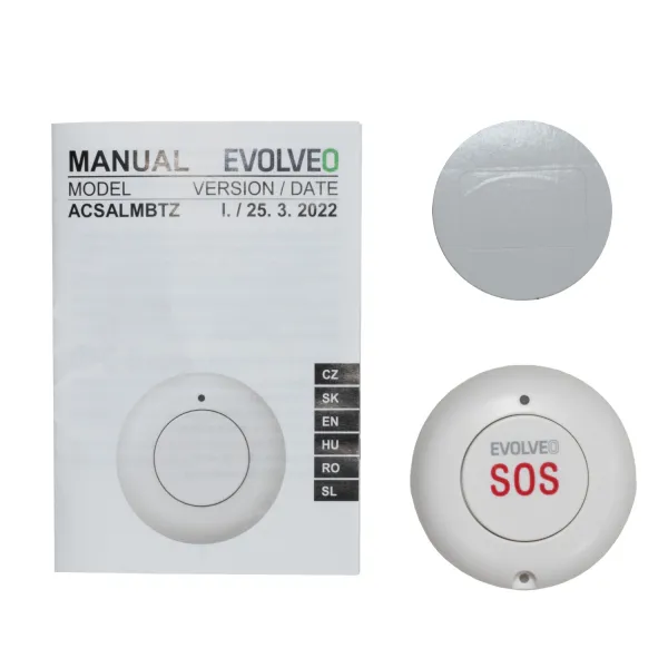 EVOLVEO Alarmex Pro, bezdrôtové tlačidlo/zvonček