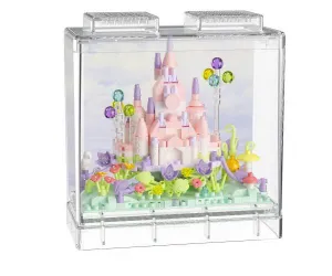 Stavebnica mini KOCO Letný hrad plast 412ks v krabičke 11x12x5cm