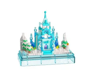 Stavebnica mini KOCO Zimný hrad plast 381ks v krabičke 11x12x5cm