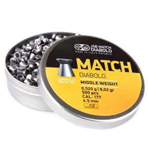 Diabolo JSB Match pre pušku, kal. 4,5 mm