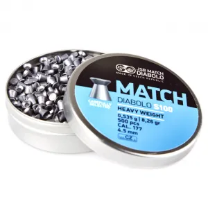 Diabolo JSB Match S100 kal. 4,51 mm, 500 ks