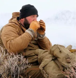 Čiapka fleece HELIKON Watch cap - coyote