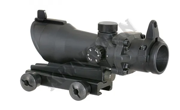 Kolimátor pre airsoftové zbrane AIM-O Rifle Red Dot 1x32 ACOG - čierny