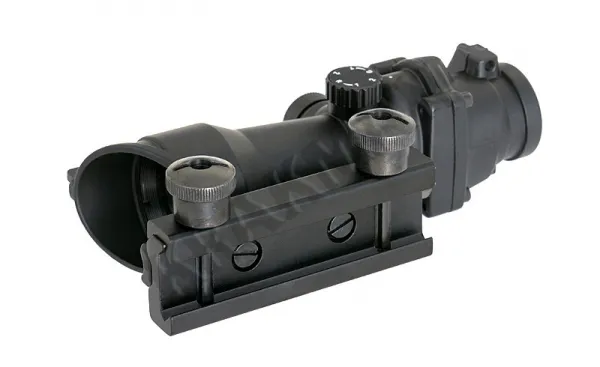 Kolimátor pre airsoftové zbrane AIM-O Rifle Red Dot 1x32 ACOG - čierny