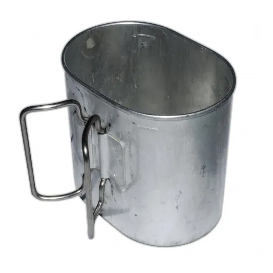 Miska na ohrev vody originálna armádna švajčiarska 0,5l - zánovná