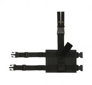 Nosič stehenný BRANDIT Molle Leg Panel - čierny