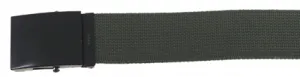 Opasok 45mm MFH 22573B s kovovou prackou - olivovozelený