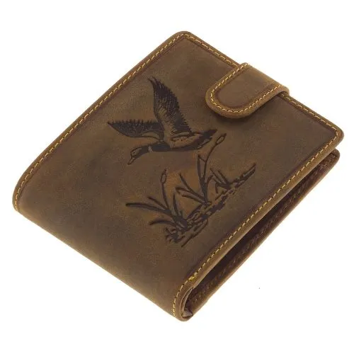Peňaženka GreenDeed kožená - kačica