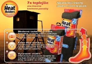 Ponožky HEAT HOLDERS - olivovozelené