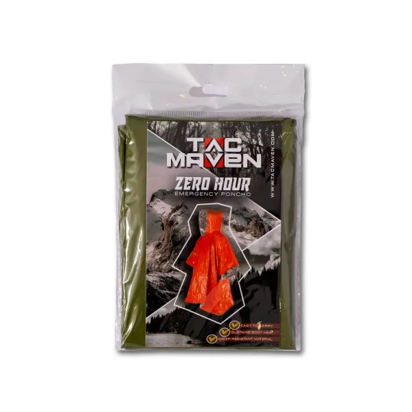 Pončo núdzové PENTAGON Zero Hour Emergency Poncho - oranžové