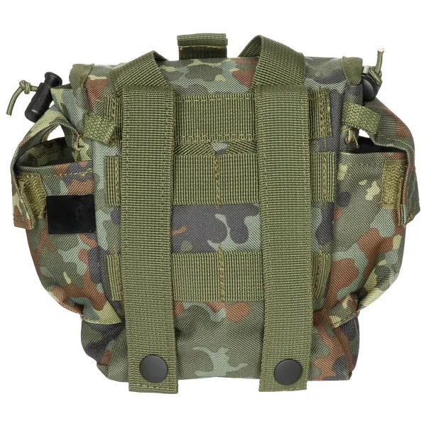 Puzdro na poľnú fľašu MOLLE MFH 30621V - flecktarn