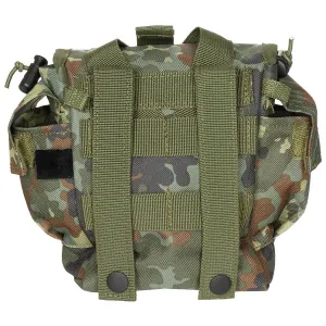 Puzdro na poľnú fľašu MOLLE MFH 30621V - flecktarn