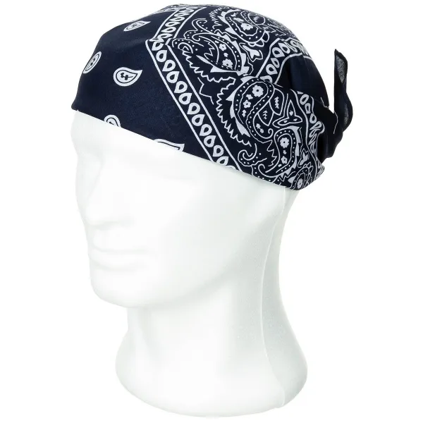Šatka Bandana vzorovaná MFH 16403G - navy modrá