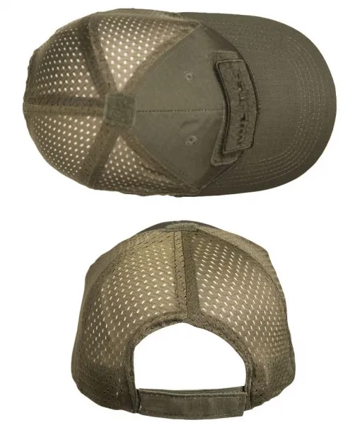 Šiltovka MIL-TEC Net Baseball Cap - olivová