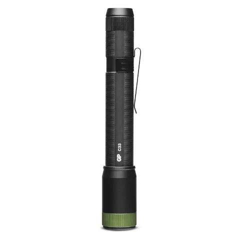 Svietidlo ručné GP Discovery C33 LED LR6, P8504 - čierne